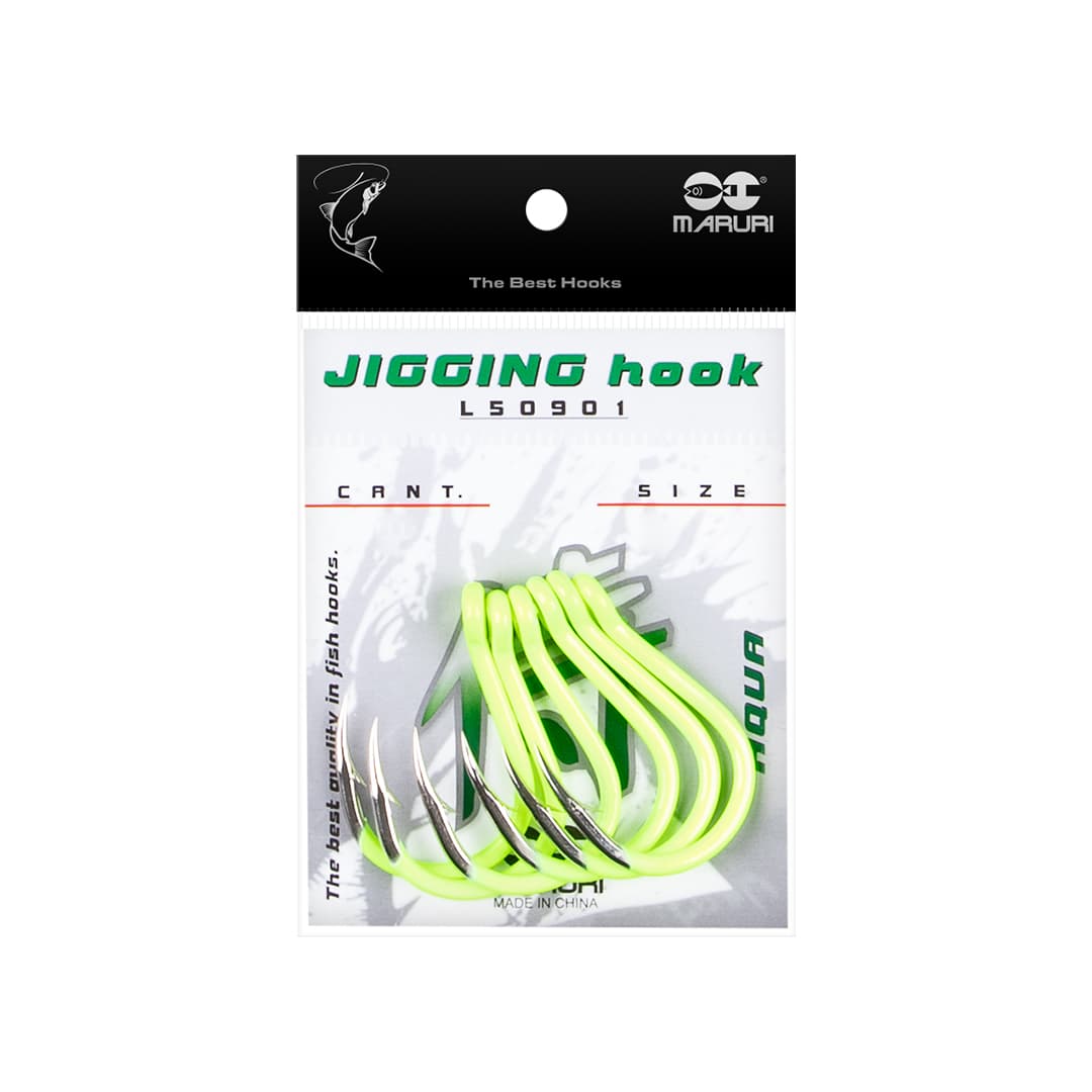Dê dois cliques para ampliar Anzol Jigging Hook Aqua