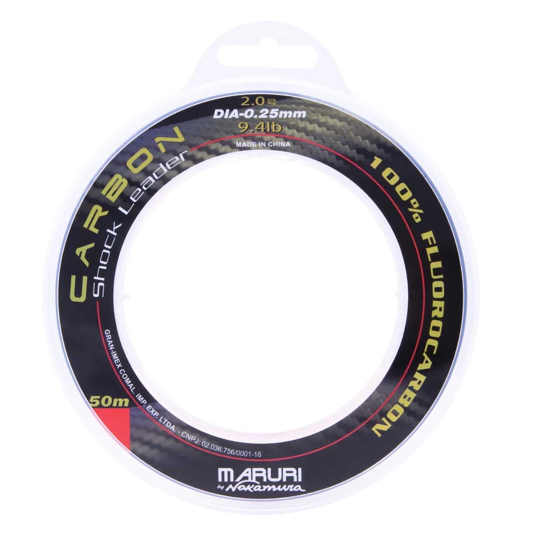 Dê dois cliques para ampliar Linha Maruri By Nakamura Carbon Shock Leader Fluorcarbon 50m