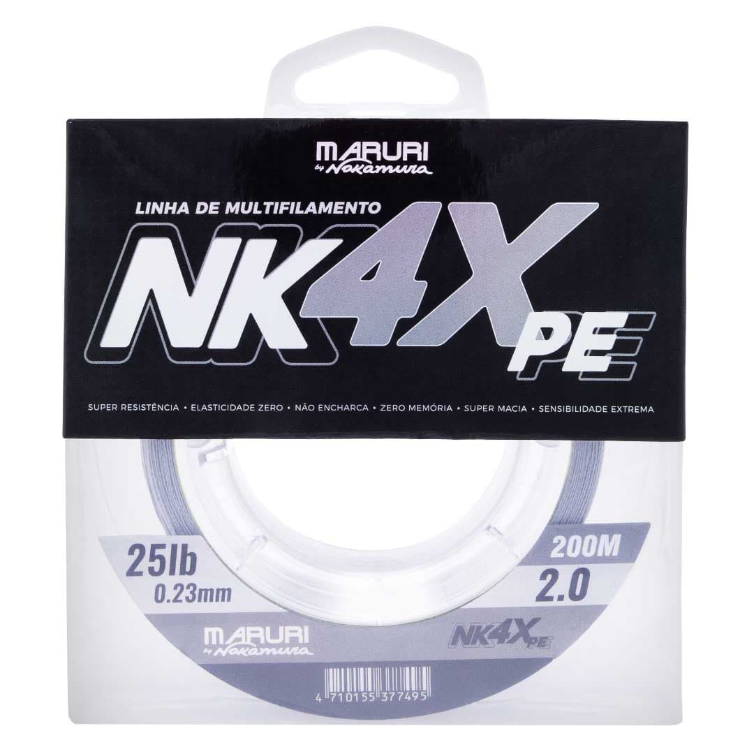Dê dois cliques para ampliar Linha Multifilamento Maruri By Nakamura NK4X PE 200m